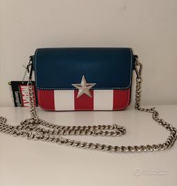 RARA Borsa Loungefly Marvel Captain America NUOVA 