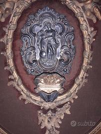 acquasantiera ottocentesca da muro 