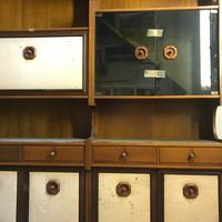 mobile soggiorno legno anni 70