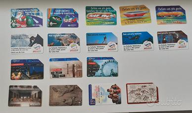 61 Schede telefoniche di vario genere e categorie.