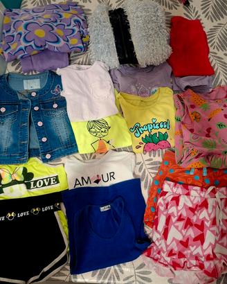 abbigliamento bambina assortito