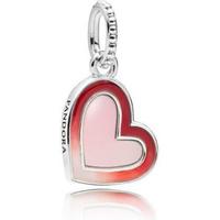 PANDORA Charm Cuori d Amore Asimmetrici