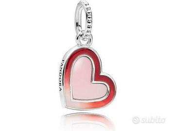 PANDORA Charm Cuori d Amore Asimmetrici