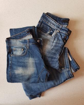 Set tre jeans uomo taglia 46.