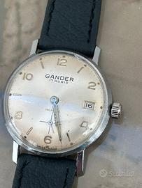 orologio vintage gander a carica manuale