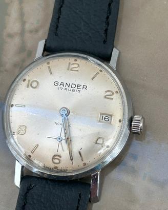orologio vintage gander a carica manuale