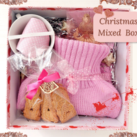 Sorpresa di Natale per donna. Pink Christmas Box