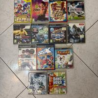 Lotto videogiochi Ps3, Ps2 e Wii