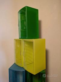 PORTA CD/DVD X 16, CON  ANTA SALVAPOLVERE