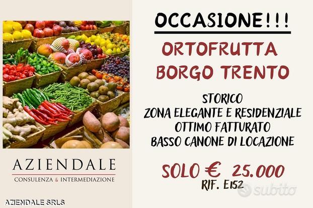 Interessante storico ortofrutta zona b.go trento