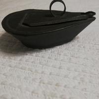 Antica Lampada A Olio Fine 800