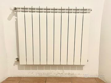 Termosifoni in alluminio completi bianchi