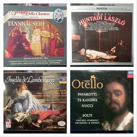 Set di quattro cofanetti di CD opera lirica