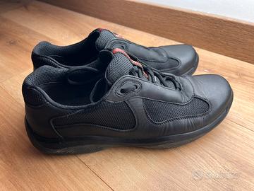 Scarpe Prada America’s Cup original n 42 1/2 Nero