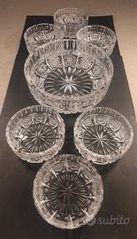 Servizio macedonia cristallo di Bohemia 