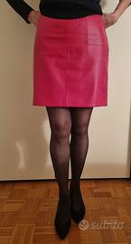 Gonna pelle rossa