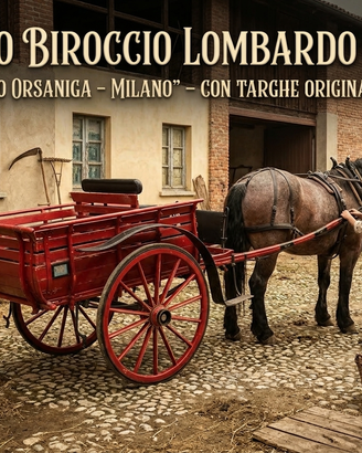 Raro Biroccio Lombardo Enrico Orsaniga-Milano 1946