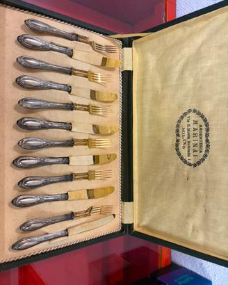 Set di posate in argento 800