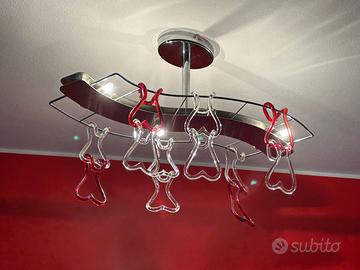 ✨ Lampada da soffitto moderna con pendenti vetro