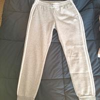 Tuta Adidas felpata grigia