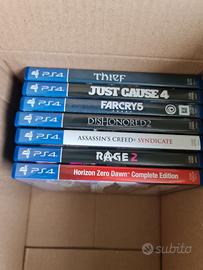 Lotto di 7 giochi - PS4