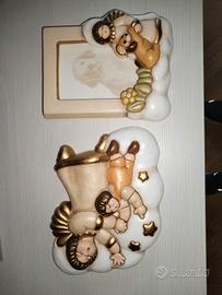 formella Thun angeli e portafoto Thun  con cane 