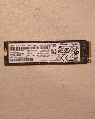 SSD Western Digital SN720 256GB NVMe M.2