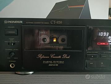 Pioneer ct969 piastra top di gamma 
