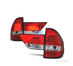 FANALI BMW X3 E83 03-06 LED ROSSO CROMATO