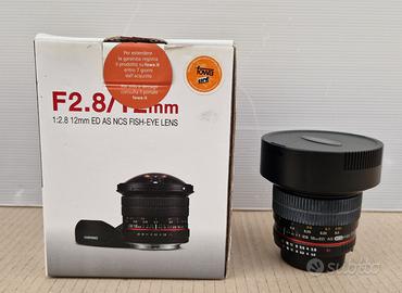 Samyang 12 Fish-eye f2.8 ED AS NCS FOWA x Nikon