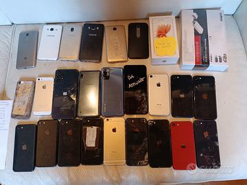 lotto iPhone Xiaomi samsung per ricambi + accessor