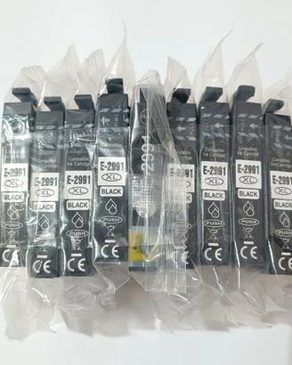 9 Cartucce Compatibili Epson E-2991 XL – Nero