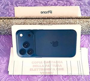 iPhone 17 pro 256 blu Nuovo mai aperto
