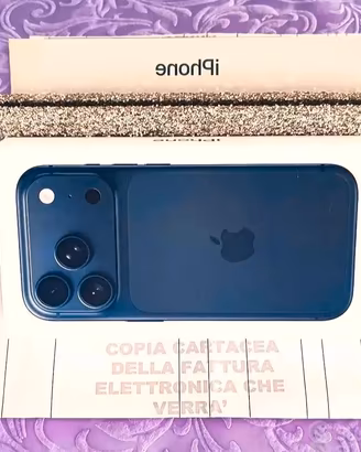 iPhone 17 pro 256 blu Nuovo mai aperto