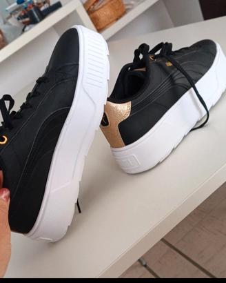 Sneakers flatform Puma Karmen distressed nere 39 
