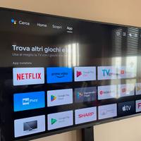 Sharp Aquos 65” pollici TV + supporto