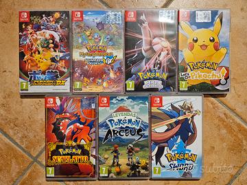 Lotto Giochi Pokemon Switch