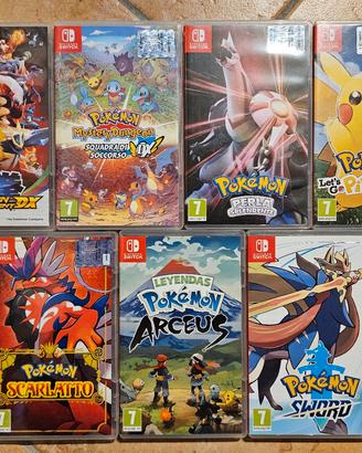 Lotto Giochi Pokemon Switch