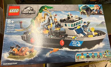 Lego 76942 Jurassic world fuga sulla Barca