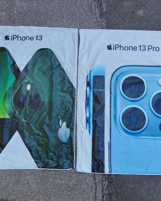 2 CARTELLONI Manifesti originali IPHONE 13 APPLE
