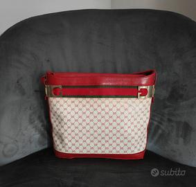 Borsa Gucci Vintage-GG Plus Rosso