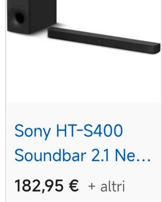 Soundbar Sony con bluetooth