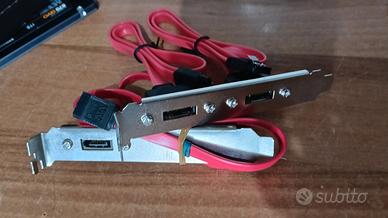 slot da S-ATA a e-SATA, 1 PORTA AGGIUNTIVA