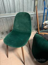 Sedie Sklum Verde Velluto