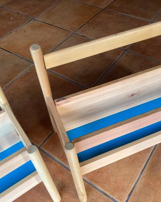 Portalibri- panchina per cameretta bimbi