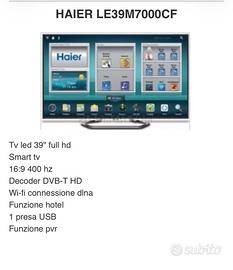 TV. HAIER  mod. LE39M7000CF  + Cell. TCL 505 64 gb