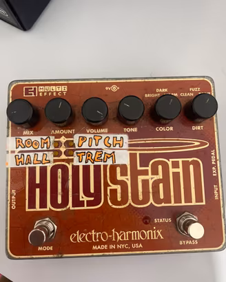 Pedale rev pitch tremolo fuzz electro harmonix