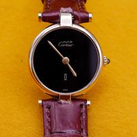 Cartier mini Vermeil paris cassa placcata onix