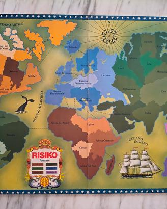 Risiko  completo anni 80 + carta rara 
obiettivara