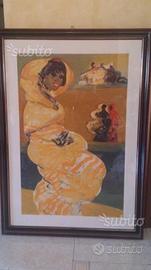 Serigrafia salvatore fiume con pregiata cornice